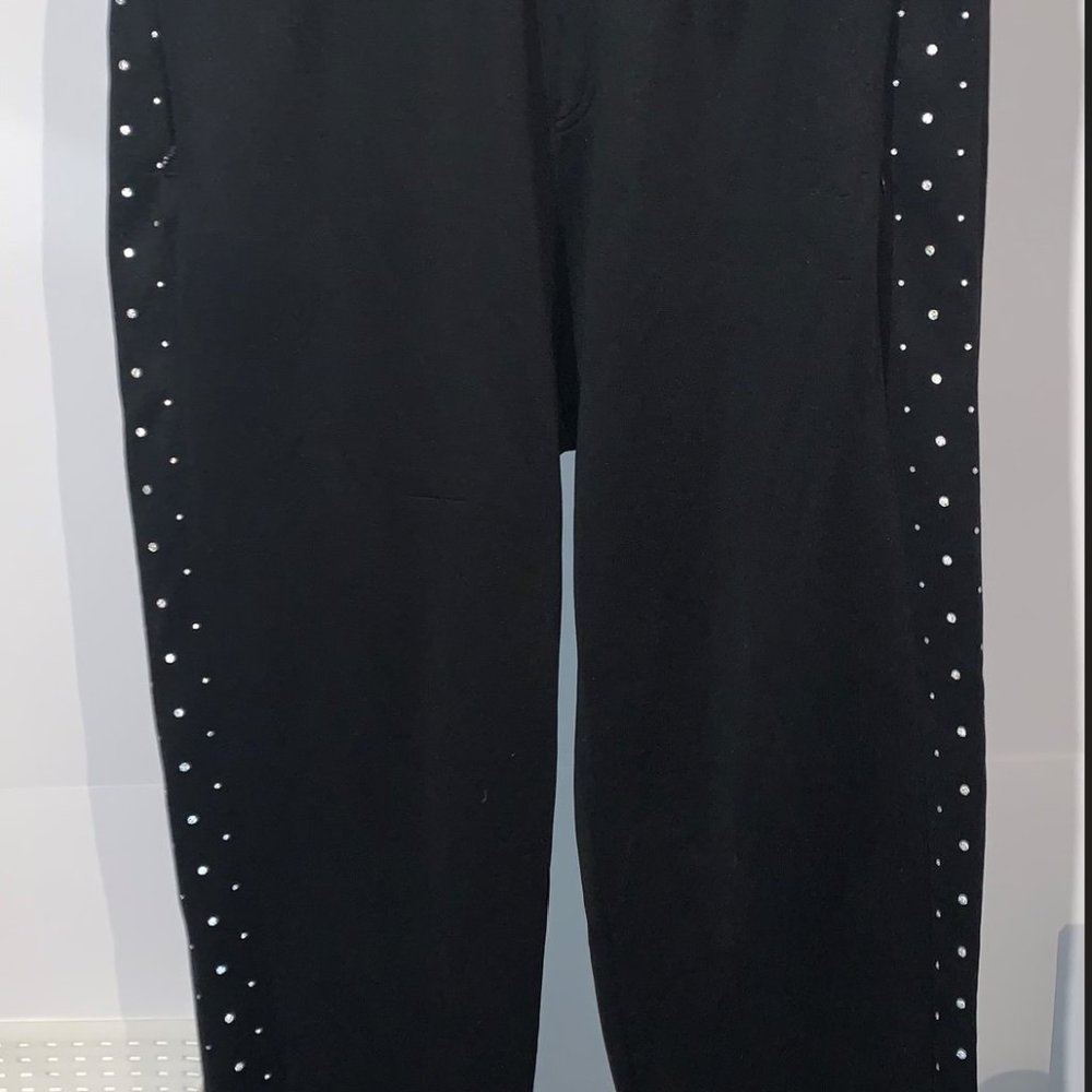 ADIDAS polka-dot sweatpants - size L